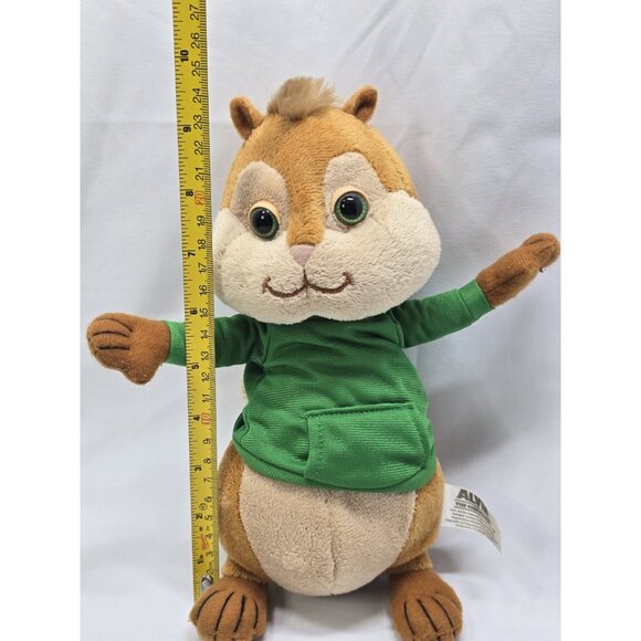 2008 Nanco Alvin and the Chipmunks 9” Theodore Stuffed Animal Plush Toy Cute - Picture 11 of 11